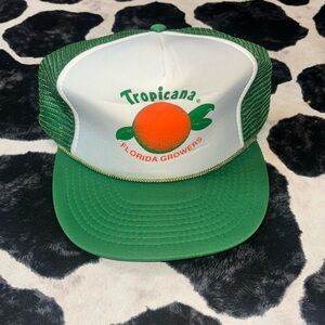 Vintage Tropicana truckers hat